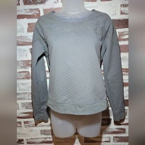 The North Face Gray Quilted Women's Top